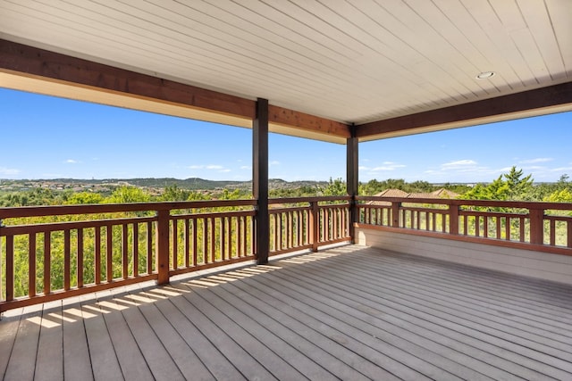 view of deck