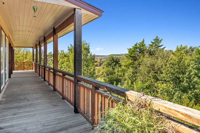 view of deck