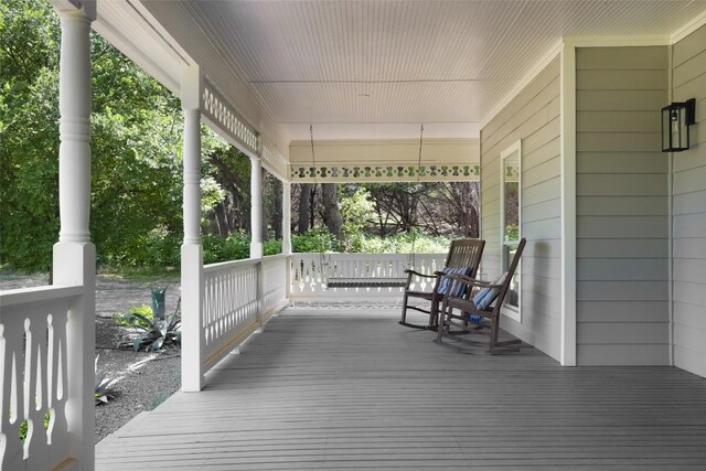 11505 SW Oaks, Austin, TX 78737 - view of wooden porch