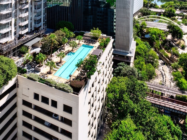 360 Nueces St Unit 2506, Austin, TX 78701 - aerial view of a pool