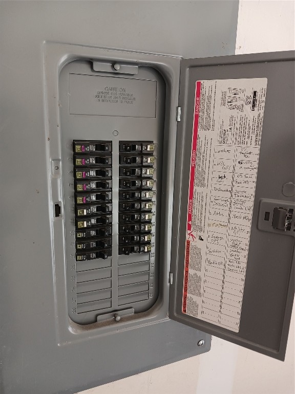 utilities with electric panel