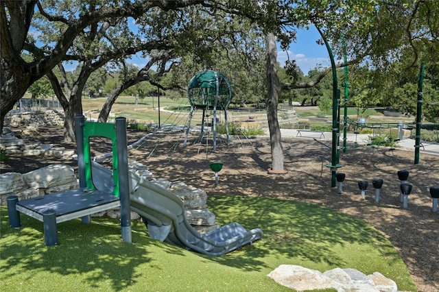 view of play area