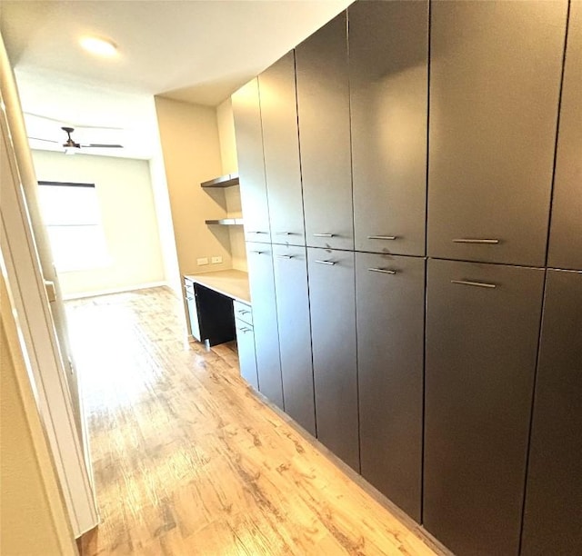 4510 Terry-O Ln Unit 406, Austin, TX 78745 - hall featuring light wood finished floors