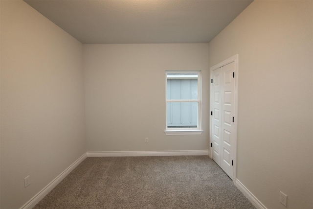 spare room with carpet floors