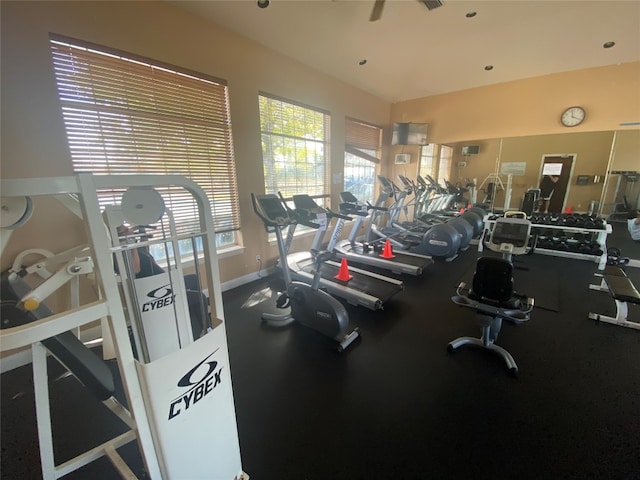 view of exercise room