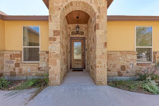 view of entrance to property