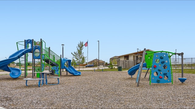 view of play area