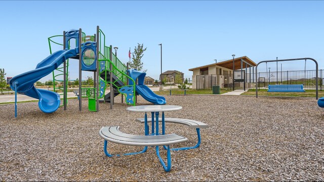 view of play area