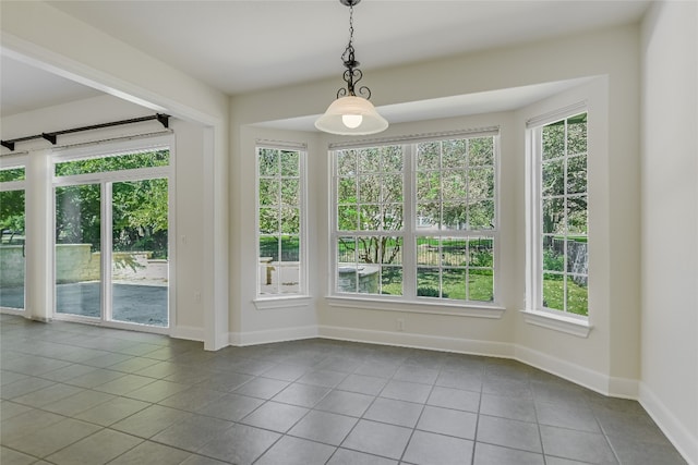 interior space with plenty of natural light