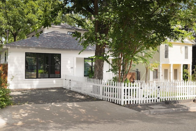 view of front of home