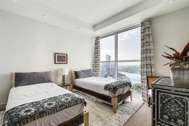 bedroom featuring multiple windows