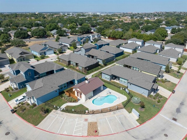 3017 Settlement Dr Unit 30, Round Rock, TX 78665 - drone / aerial view of a pool area
