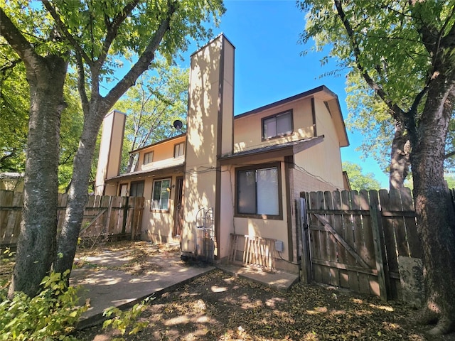 view of back of property