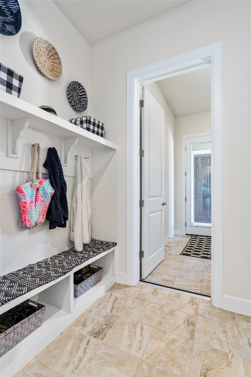 view of mudroom