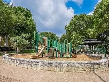 view of jungle gym