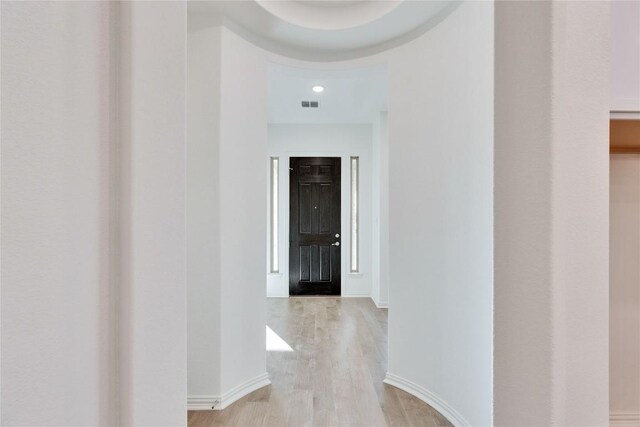 1429 Cole Estates Dr, Georgetown, TX 78628 - corridor featuring light wood finished floors and baseboards