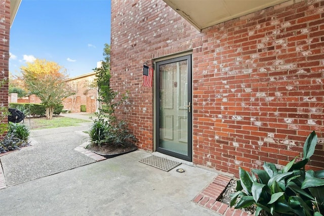 view of entrance to property