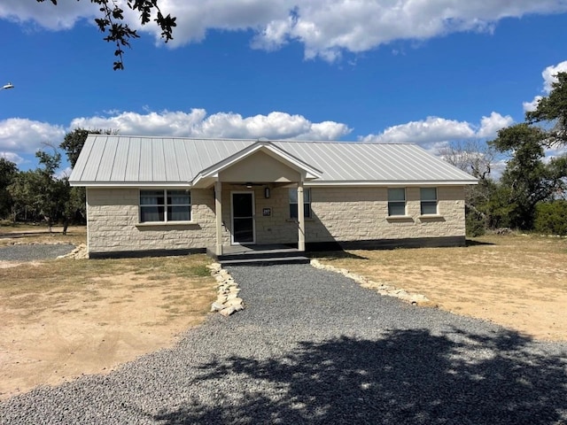 view of ranch-style house