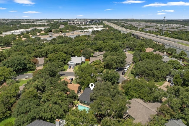 bird's eye view featuring a residential view