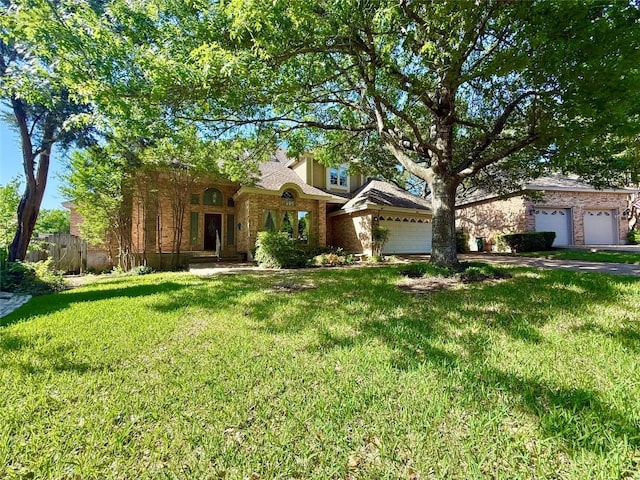 7011 Quill Leaf Cv, Austin, TX 78750 - view of front of house featuring brick siding and a garage