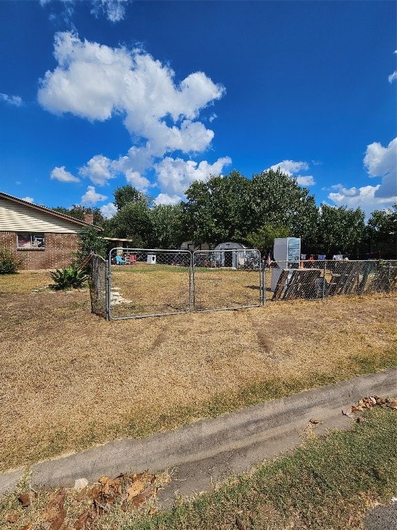 view of yard