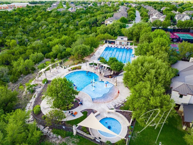 3109 Wild Rock Cv, Austin, TX 78732 - aerial view
