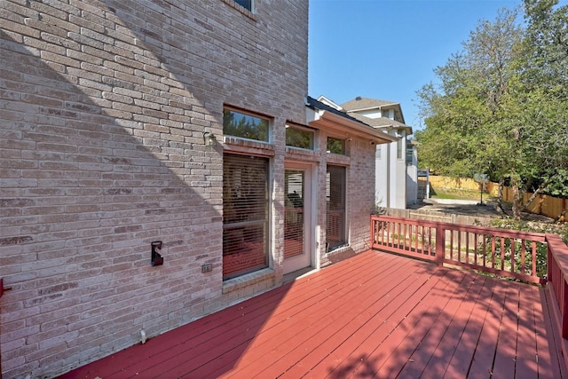 9228 Limoncillo Dr, Austin, TX 78750 - view of wooden deck