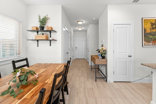 view of dining room