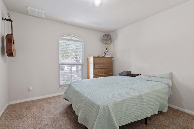 bedroom featuring carpet floors