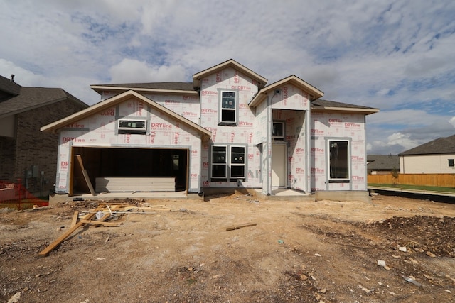 view of property under construction