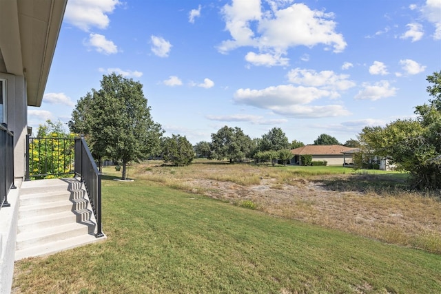 208 Bright Leaf Trl, Georgetown, TX 78633 - view of green lawn featuring stairway