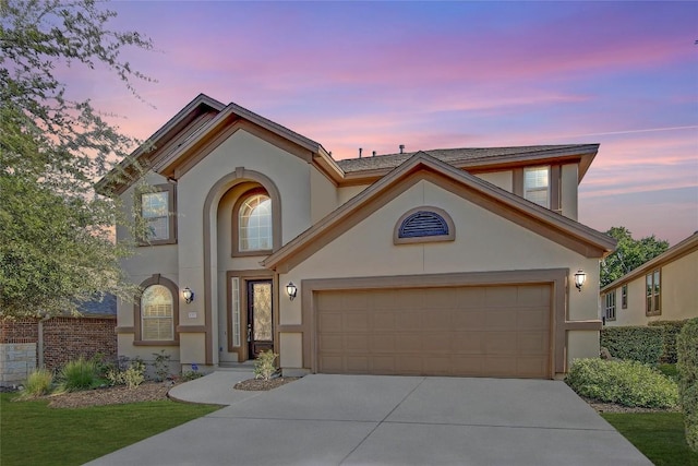 3317 Venezia Vw, Leander, TX 78641 - view of front of property with concrete driveway and stucco siding