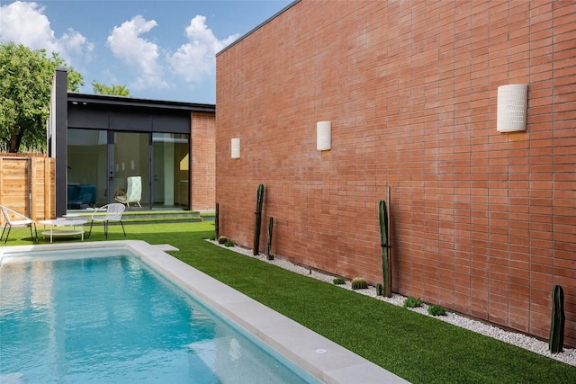 2112 Lawnmont Ave, Austin, TX 78756 - outdoor pool with a yard