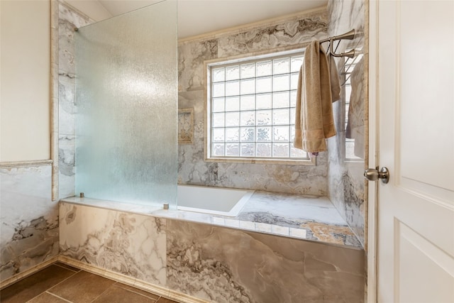 bathroom featuring tile patterned flooring