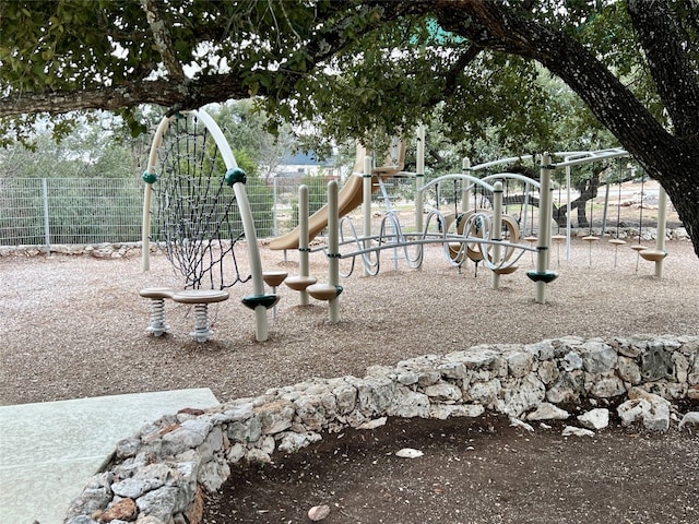 view of play area