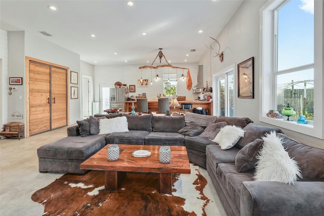 view of living room