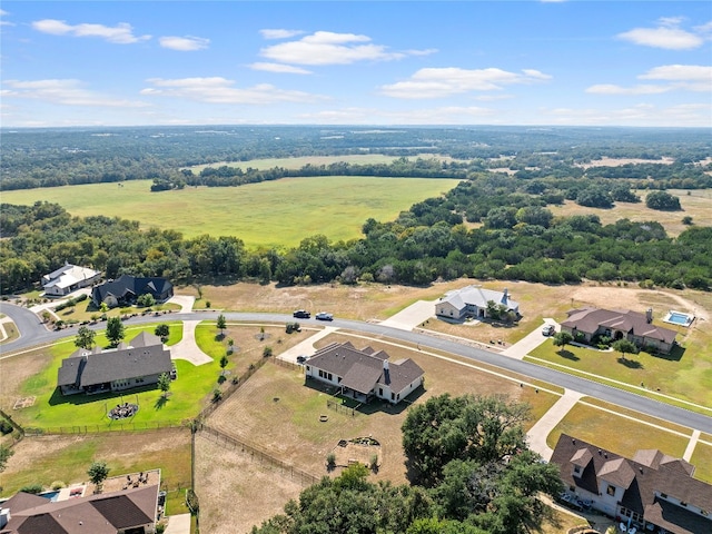 bird's eye view featuring a residential view