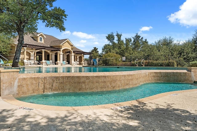 214 Darwins Way, Lakeway, TX 78734 - community pool featuring a patio