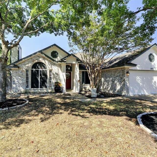 view of ranch-style home