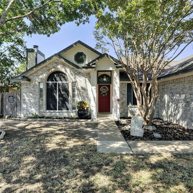 view of ranch-style house