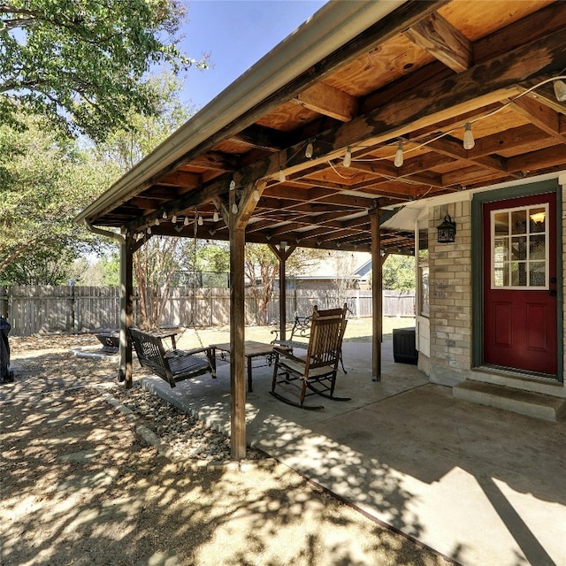 view of patio