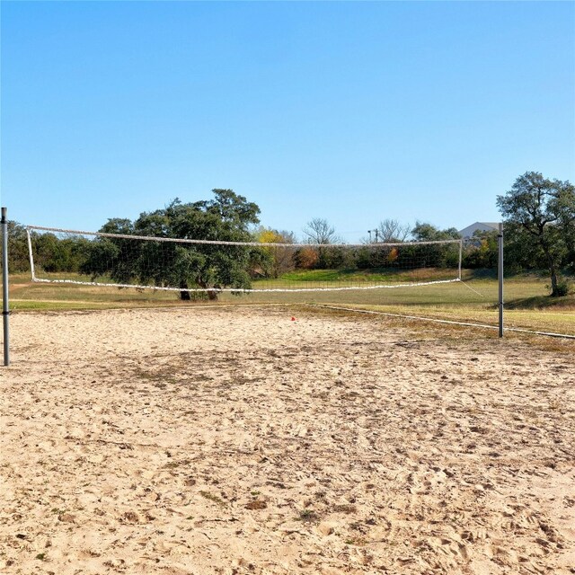 view of property's community with volleyball court