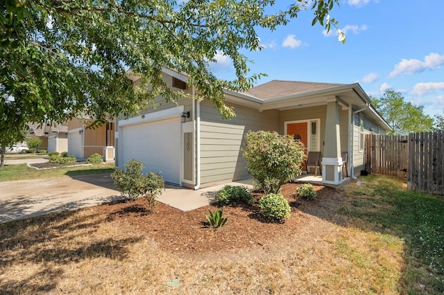 view of ranch-style home