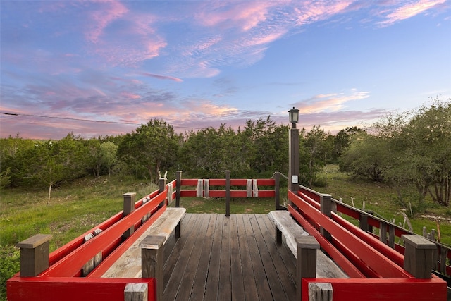 view of deck