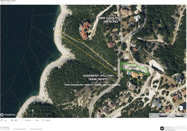 6809 Oasis Pass, Austin, TX 78732 - aerial overview of property's location