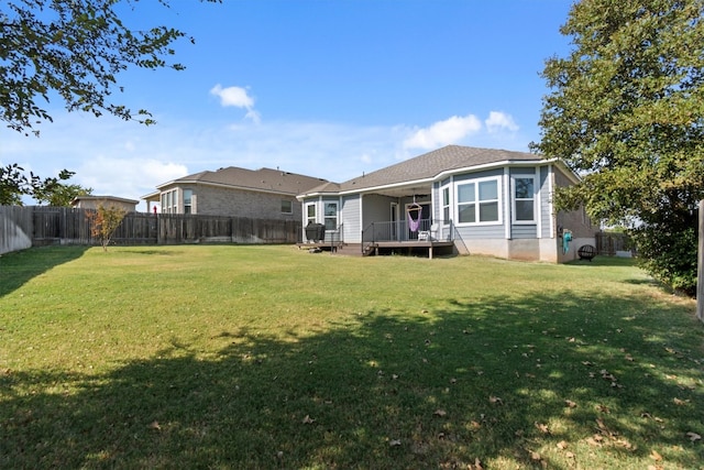 exterior space featuring a wooden deck