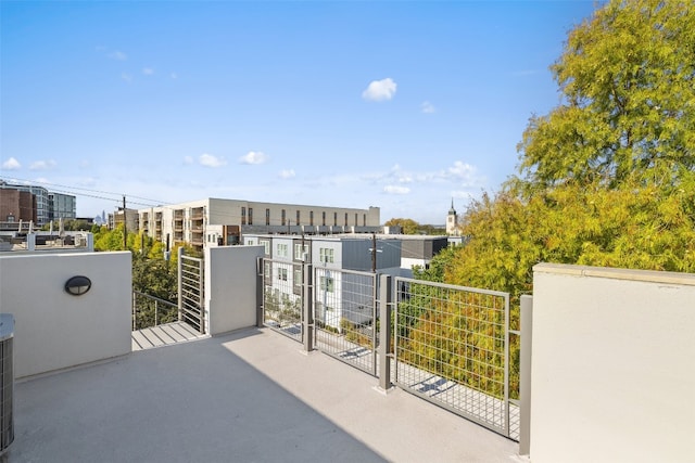 view of patio / terrace featuring a balcony