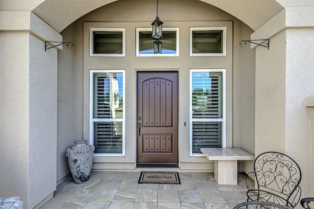 view of property entrance