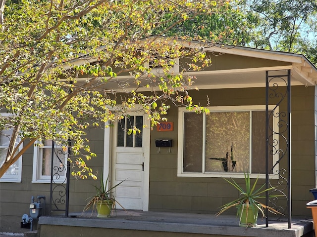 view of entrance to property