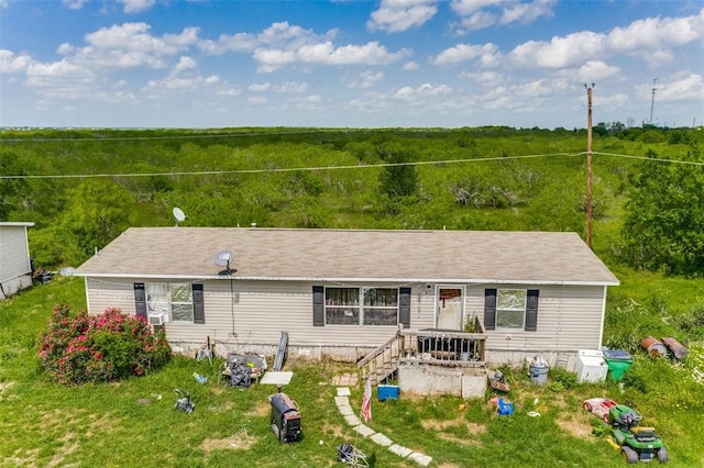 view of rear view of property